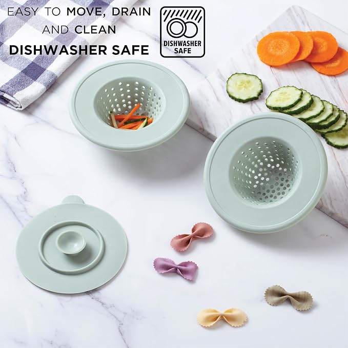 COOK WITH COLOR Kitchen Sink Strainer, Flexible Sink Strainer, Sink Drain - Image 5