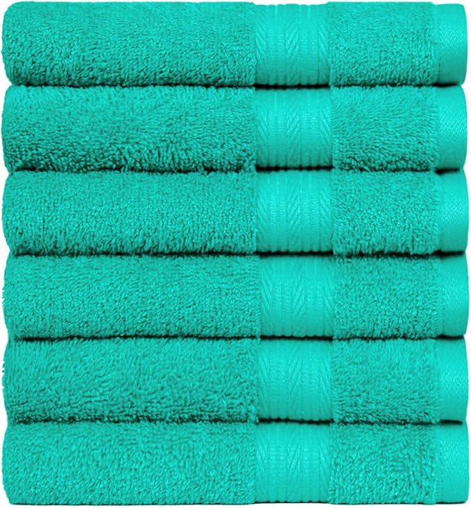 Amazon Basics Fade-Resistant 100% Cotton Hand Towels - Image 2