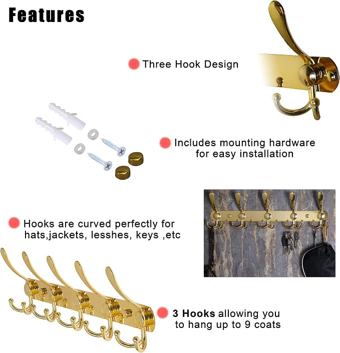 Coat Rack Wall Mounted - Image 7