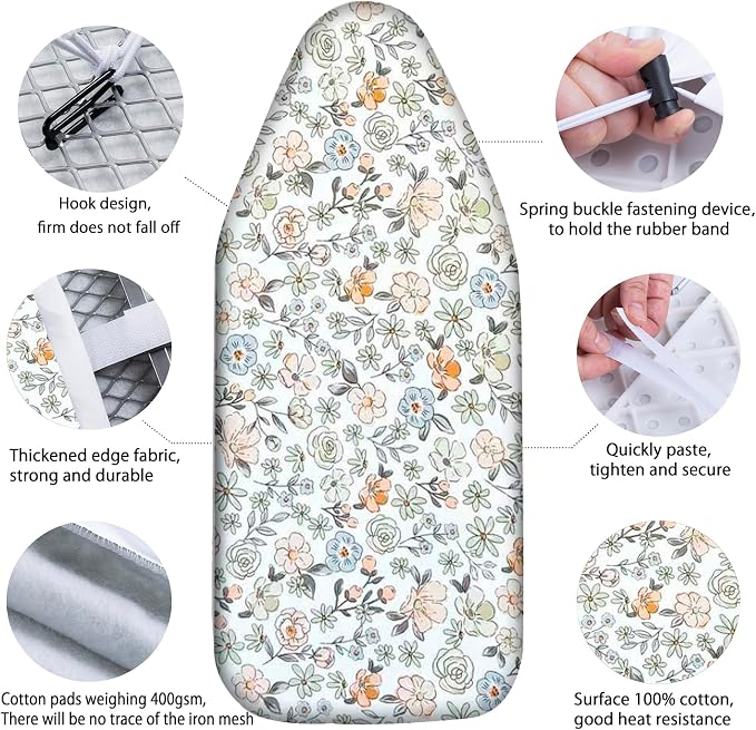 Small Ironing Board Cover Scorch Resistant, Table top Ironing Cover - Image 3