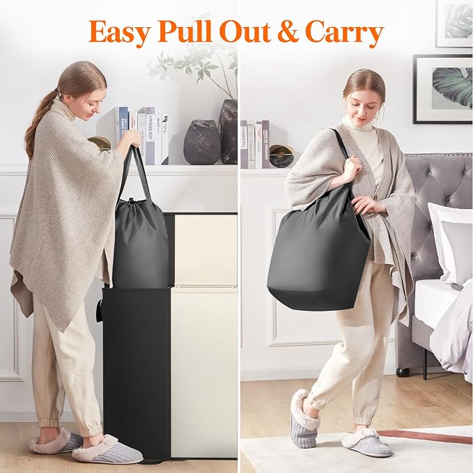 Lifewit Laundry Hamper with Lid, Removable Laundry Bags - Image 5