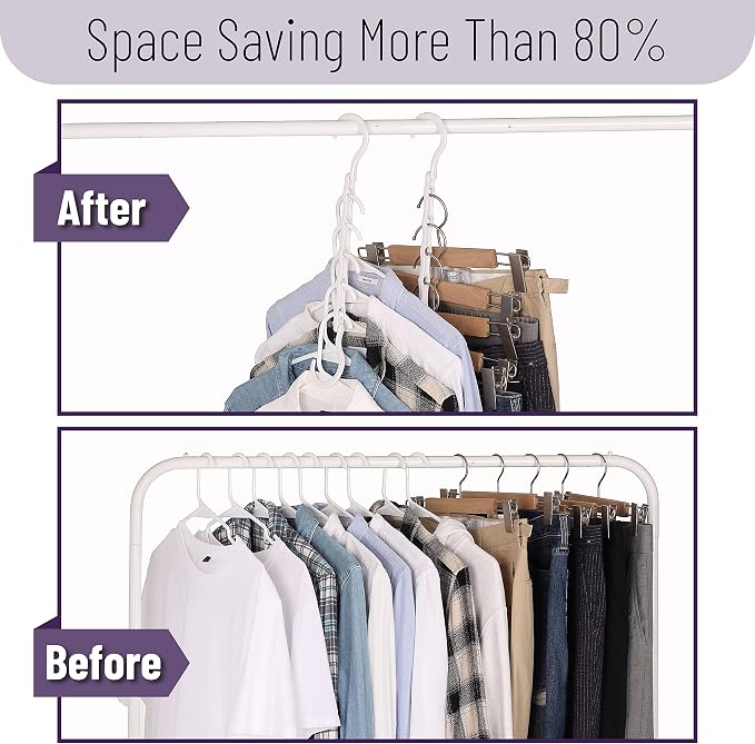 Mr. Pen- Space Saving Hangers, 360° Rotating Hooks - Image 4