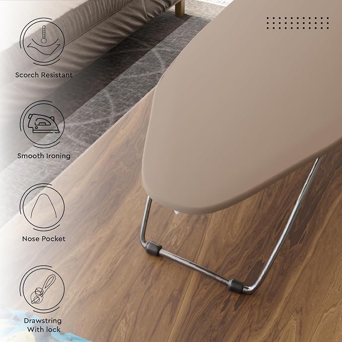 Encasa XO Ironing Board Cover and Pad, Mini 28"x12" - Image 7