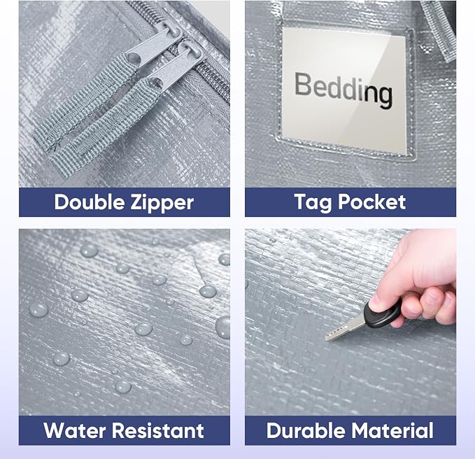 TICONN 2 Pack Extra Large Moving Bags Heavy Duty - Image 6