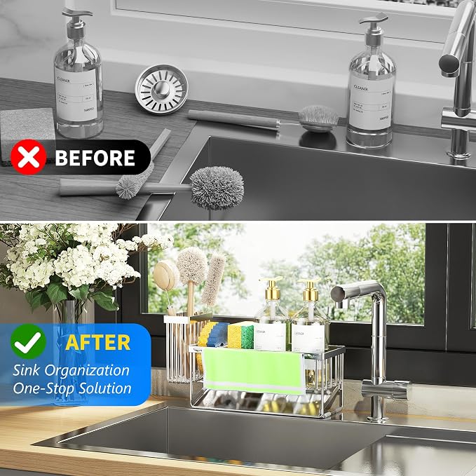 Cisily Kitchen Sink Caddy Organzier - Image 5