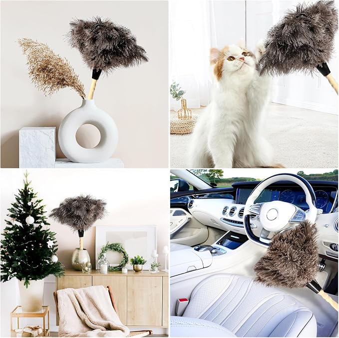 2 Pcs Ostrich Feather Dusters - Image 7