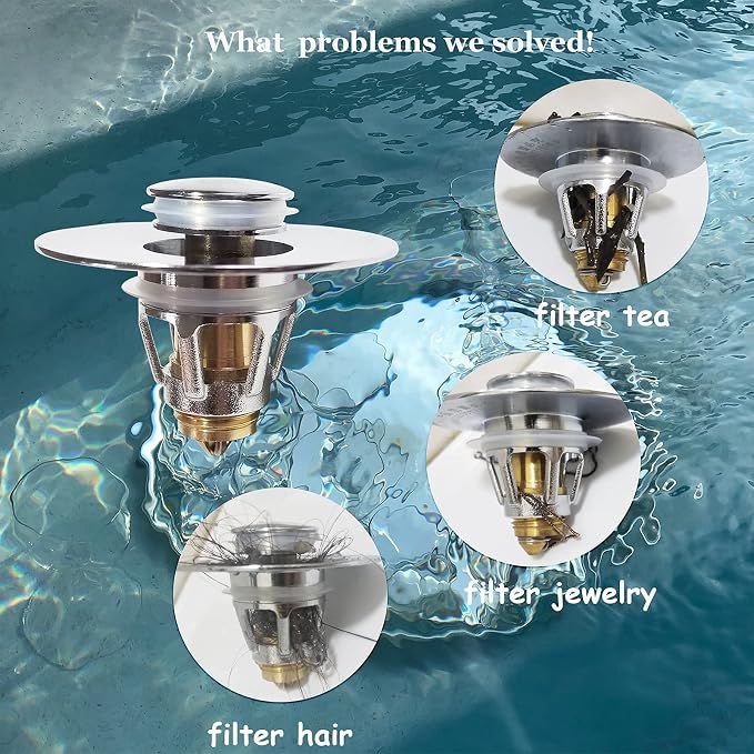 QYHNYJF Bathroom Sink Stopper - Image 9