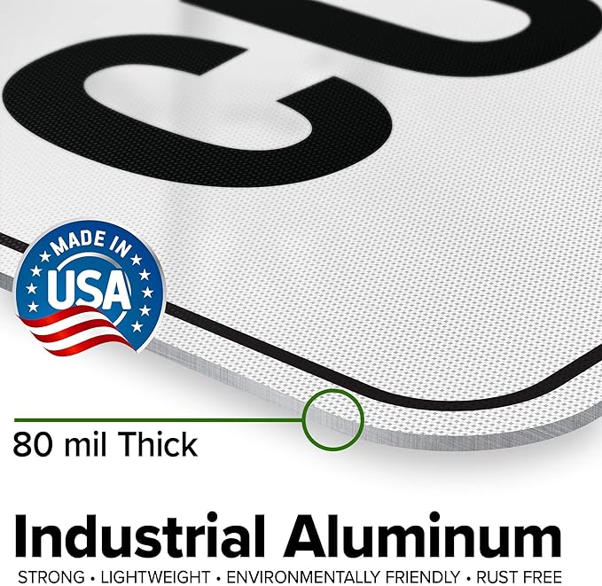 Custom Notice Sign, Ansi Sign, Osha Compliant, 18x24 Inches, 3M EGP Reflective, Rust Free .080 Aluminum, Fade Resistant, Made in USA by My Sign Center