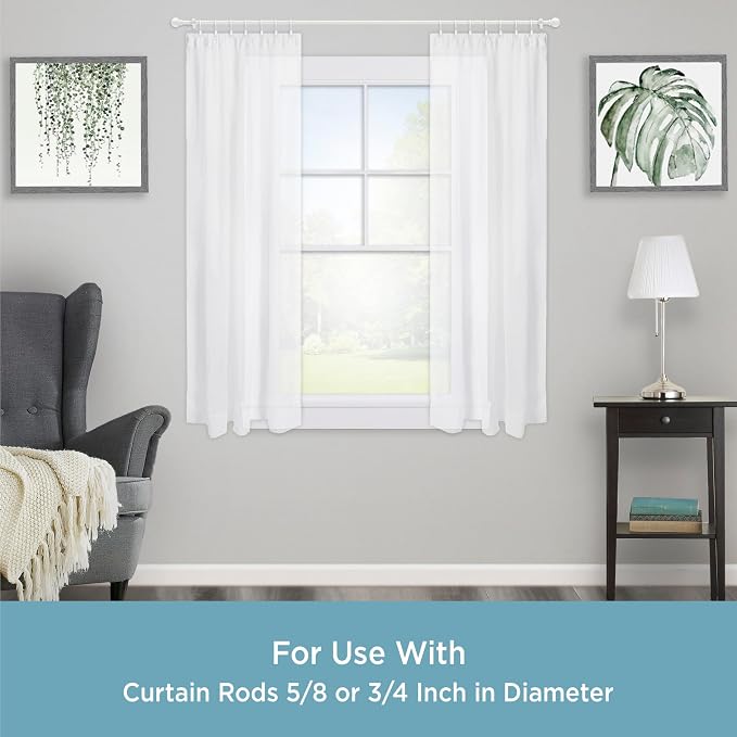 Kenney - Curtain Rings, Durable Metal Rings - Image 2