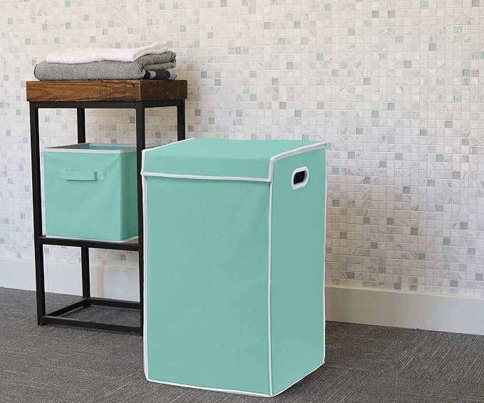 Simple Houseware Foldable Laundry Hamper Basket - Image 2