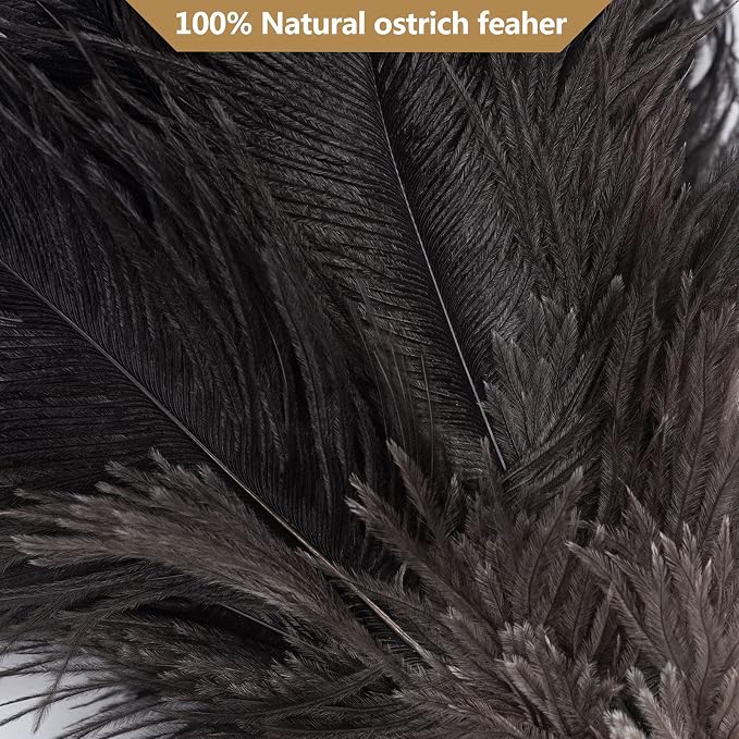 Aldwin Ostrich Feather Dusters for Cleaning, 16 inch Black | Genuine Ostrich - Image 3