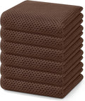 Homaxy 100% Cotton Waffle Weave Kitchen Dish Towels 6-Pack, Coffee | 13 x 28 by Homaxy