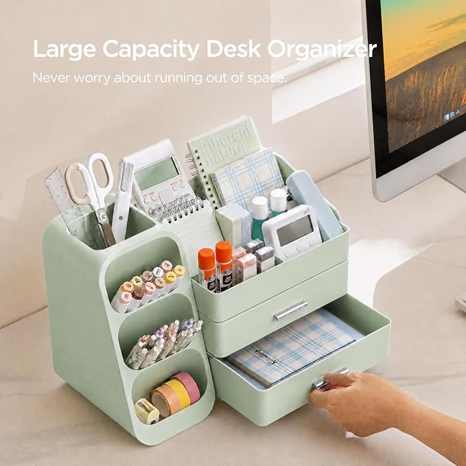 HBlife Desk Organizer with Pen Pencil Holder - Image 2