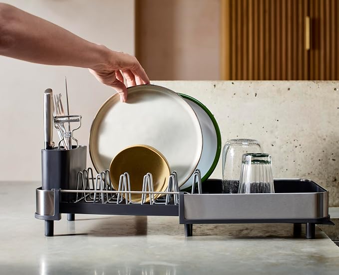 Joseph Joseph Extend Slim Steel Expandable Dish Drying Rack - Image 6
