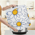 Kitchen Appliance Accessories Dust Cover for 3-6-8 Quart Instant Pot, Pressure Cooker, Air Fryer & Crock Pot,Decorative Appliance Cloth Cover with Top Handle & Storage Pockets (Daisy, 6 Quart)