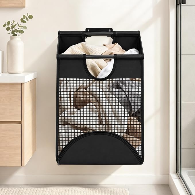 STO STO Wall Mounted Laundry Hamper, 90L Hanging Laundry Bag - Image 2
