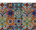 Talavera Mexican Tiles Dish Drying Mat by indokyeyqaz