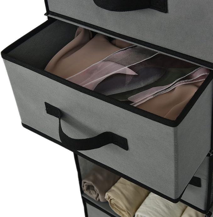 GRANNY SAYS Hanging Closet Organizer, 5 Drawers, 6 Shelves, 6 Pockets, 6 - Image 7