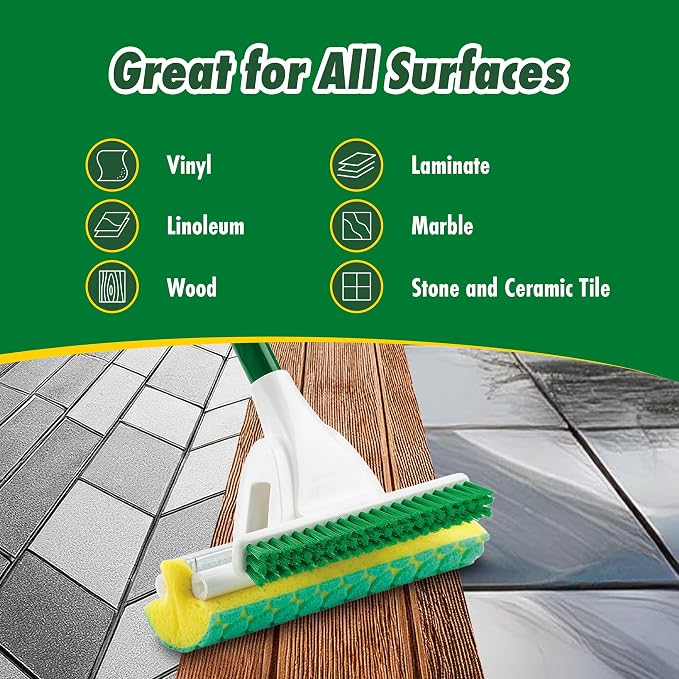 Libman Nitty Gritty Roller Mop Refills, Self Wringing, 3 Replacement Heads - Image 4