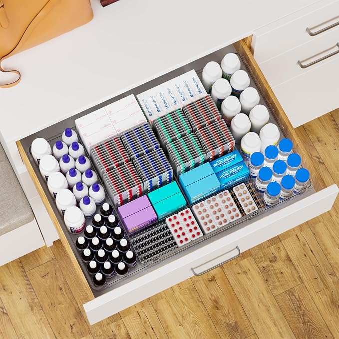 Yieach Large Expandable Desk Drawer Organizer Tray - Image 9