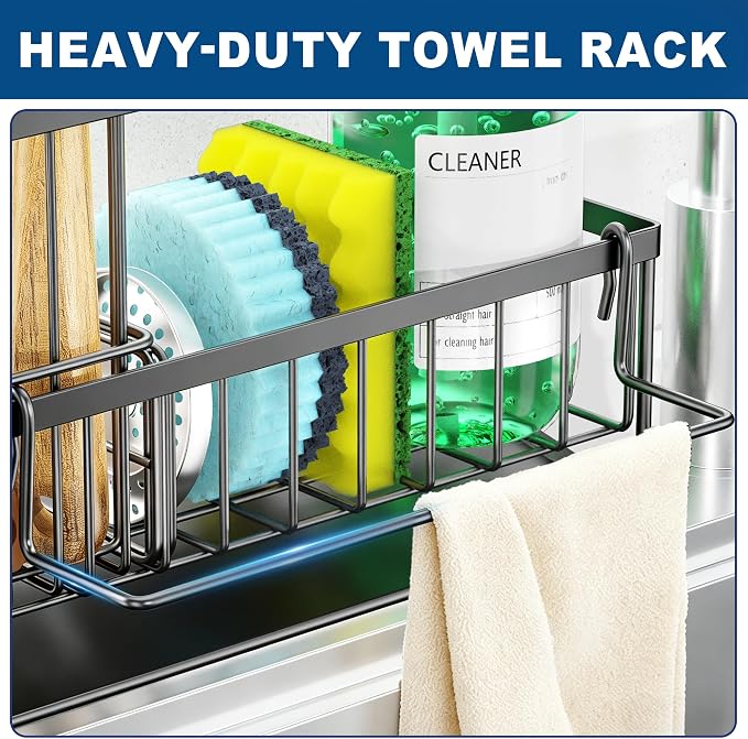 Sponge Holder for Kitchen Sink, Kitchen Sink Caddy, Kitchen Sink Sponge Holder - Image 6
