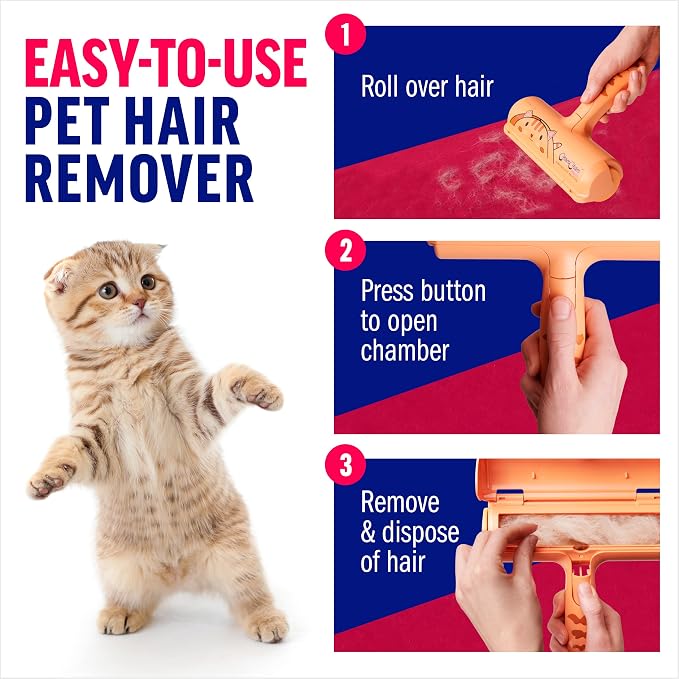 ChomChom Roller Pet Hair Remover – Original Size Reusable Lint Roller - Image 4