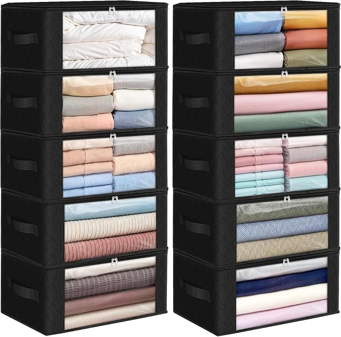 35L Closet Organizers, Foldable Under Bed Storage Containers | Storage Bags by Fabtotes
