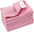 6Pcs Glass Cleaning Cloth for Window Eyeglass Mirrors Stainless Steel by Unknown