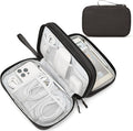 FYY Electronic Organizer, Travel Tech Pouch Bag, Coffee | Wrist Strap, by FYY