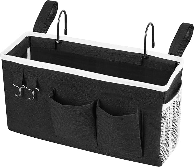 Bedside Caddy, Bedside Storage Bag Hanging Organizer by Loghot