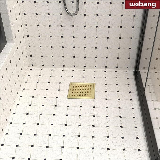 6 Inch Square Shower Floor Drain - Image 6