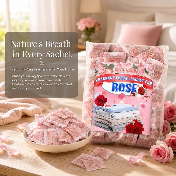 RAINFLOW 100 Pcs Sachets for Drawers & Closets - Image 2