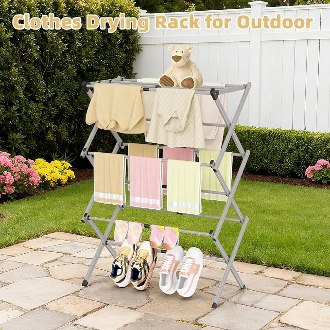 BAKON Clothes Drying Rack Foldable - Image 8