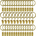 44 Pack Metal Curtain Rings by AMZSEVEN