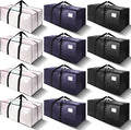 VELVETSURE 12 Pack Heavy Duty Large Moving Bags W/Backpack Straps by VELVETSURE