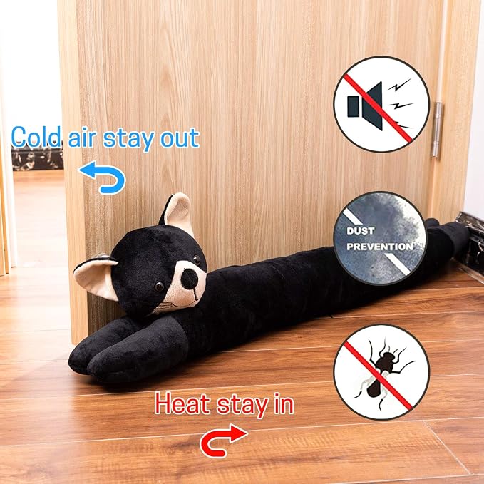 SWISSELITE 36 Inch Under Door Stopper, Decorative Door Noise Blocker | Weighted - Image 4