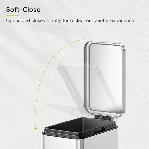 EKO Small Bathroom Trash Can - Image 6