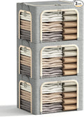3 Openings Clothes Storage Bins by Furnhome