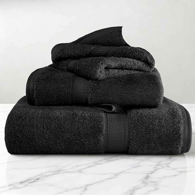 Superior Egyptian Cotton Ultra Plush & Absorbent, 3 Piece Set, Soft Luxury - Image 2