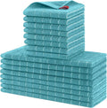 Homaxy Kitchen Towels and Dishcloths Set, Lake Blue by Homaxy