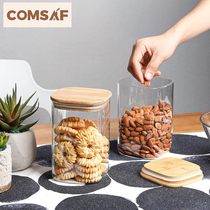 ComSaf Square Glass Containers - Image 4