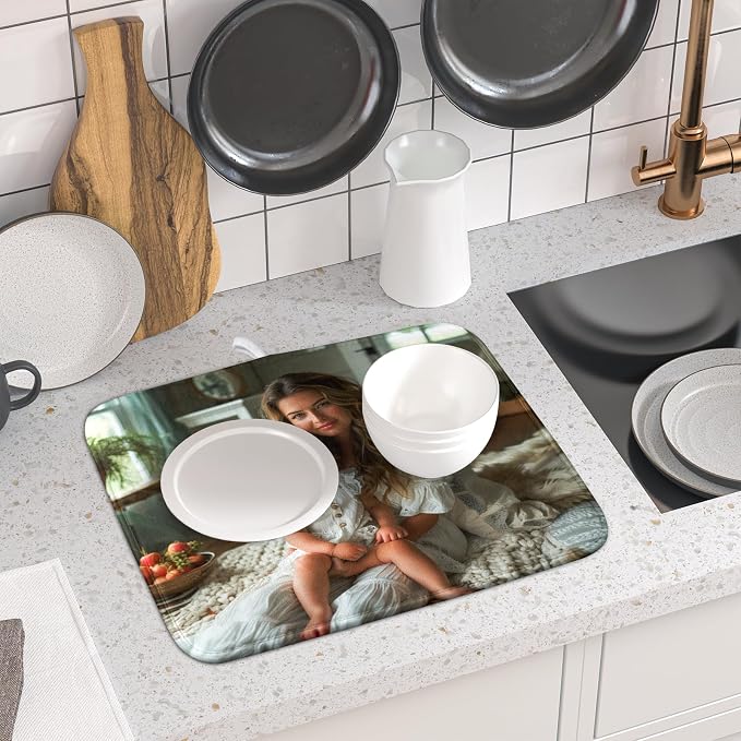 Giwawa Custom Dish Drying Mat Customized Drainer Pad - Image 6