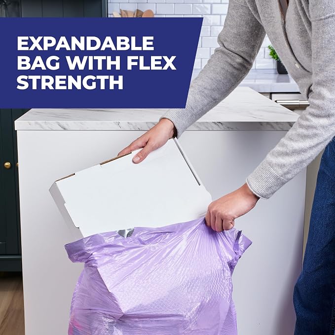 Hefty Ultra Strong 13 Gallon Trash Bags, Tall Kitchen Trash Bags 13 Gallon Size - Image 6