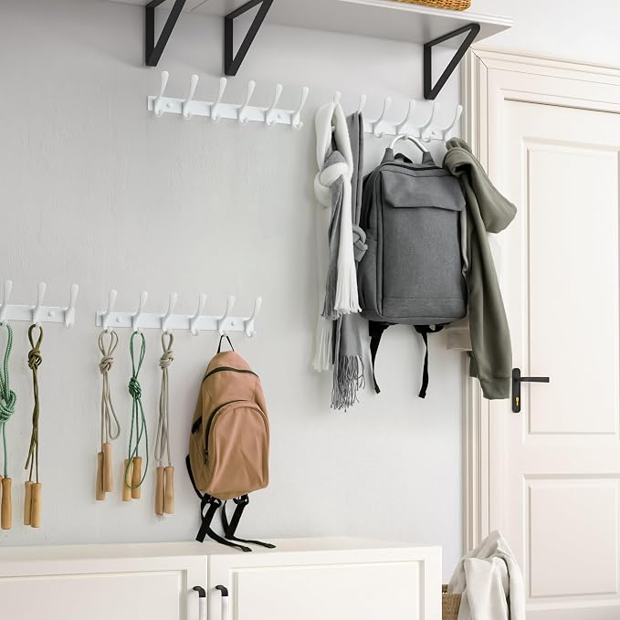 SKOLOO Heavy Duty Wall Mounted Coat Rack - Image 5