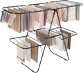 SONGMICS Clothes Drying Rack, Foldable 2-Level Laundry Drying Rack | by Unknown