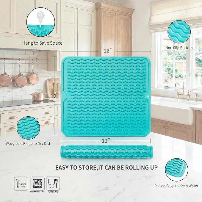 MicoYang Silicone Dish Drying Mat - Image 2