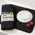 Cuisinart Dish Drying Mat for Kitchen Counter, quick-dry microfiber, machine by BestBrands