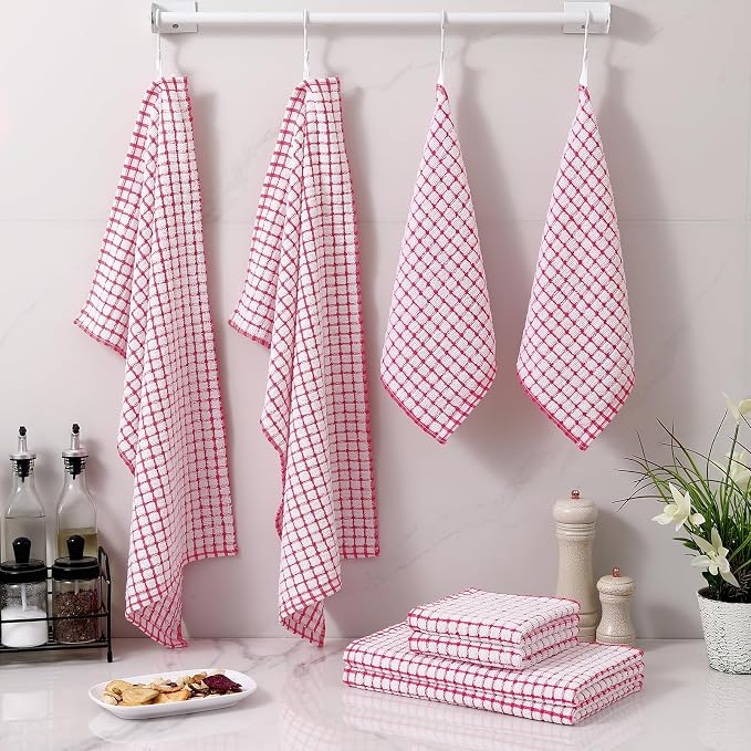 Homaxy Kitchen Towels and Dishcloths Set - Image 7