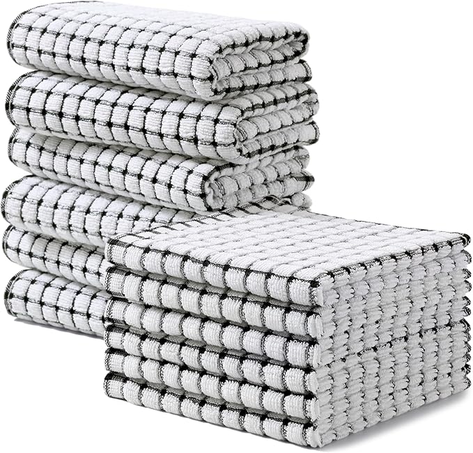 Homaxy Kitchen Towels and Dishcloths Set by Homaxy