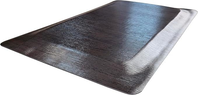 Rhino Mats, Softwoods Anti Fatigue Floor Mat, Commercial Grade Kitchen Mat, Standing Desk Mat, Office, Garage or Anywhere, Standing Comfort. (Black Walnut, 3' x 4' x 1/2")